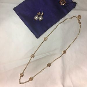 Tory Burch Earring and Necklace set